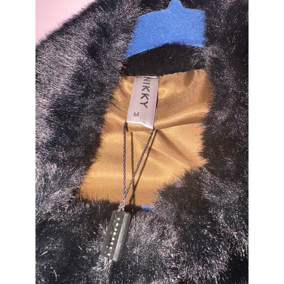 Brown & Black 3/4 Length Faux Fur, NWT - Picture 5 of 17